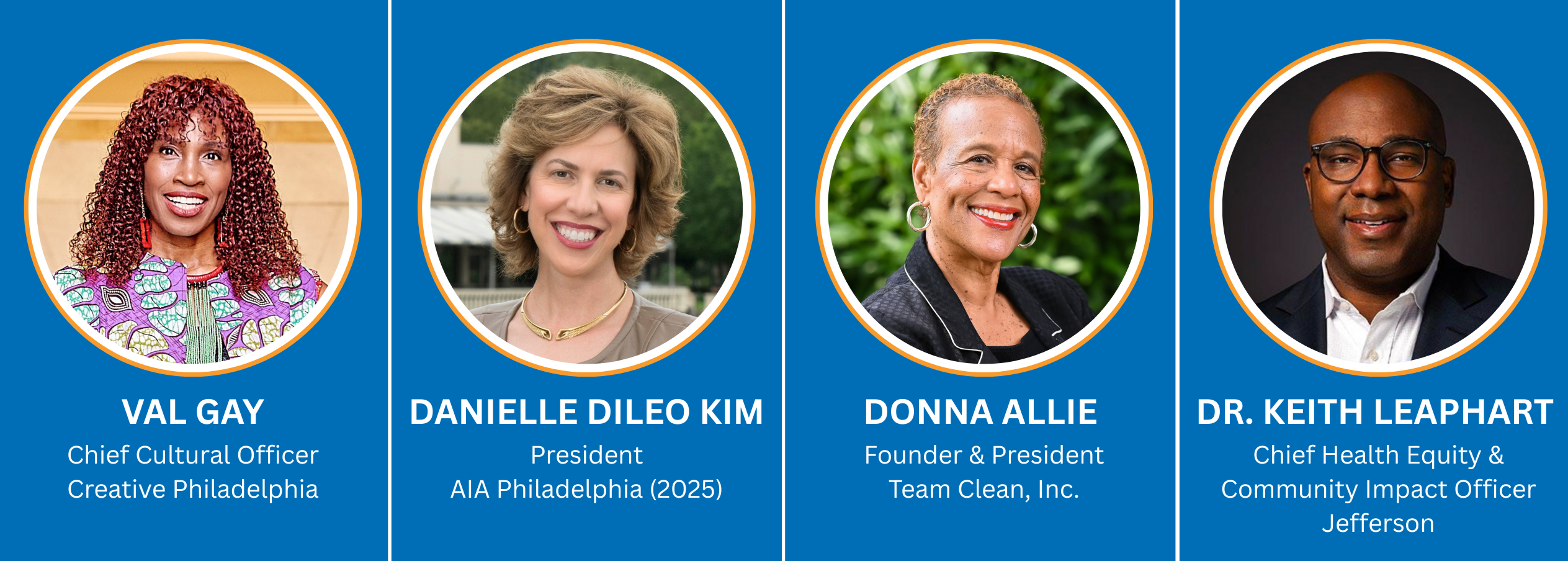 GPLEX Cochairs for 2025: Val Gay, Danielle DiLeo Kim, Donna Allie, and Dr. Keith Leaphart