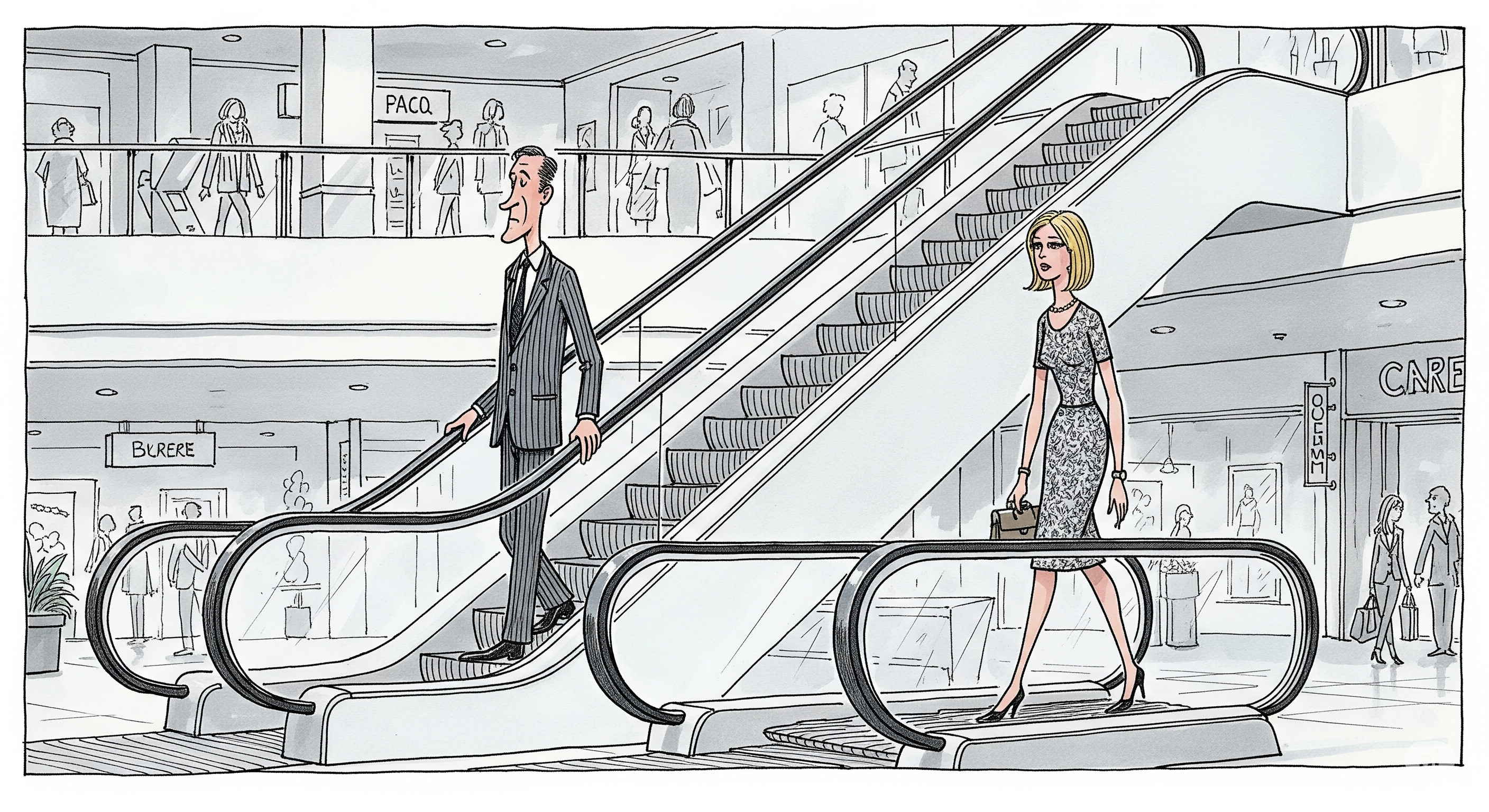 Representative Image of gender-gaps in employment. AI generated Image