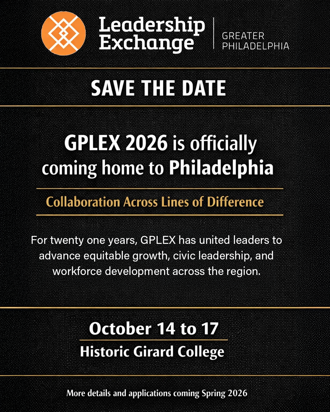 GPLEX 2026 | Economy League of Greater Philadelphia