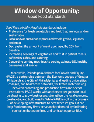 Description of Good Food standards