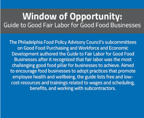 Description of Fair Labor for Good Food Businesses