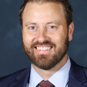 smiling white man w beard