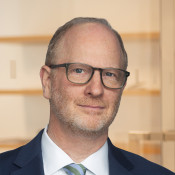 man in striped tie