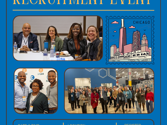 Flyer for GPLEX Recruitment event