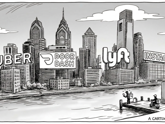 Philadelphia's dependence on gig workers