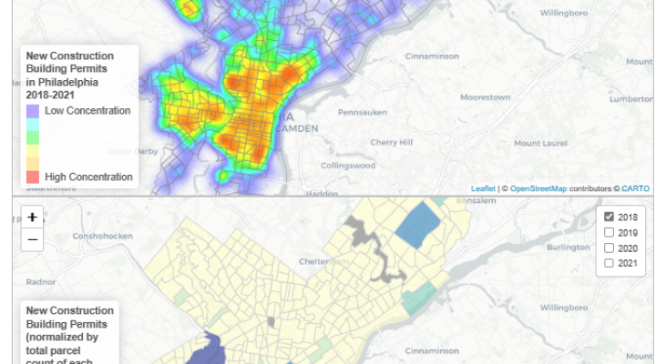 heat map of philadelphia july 2023 leading indicator